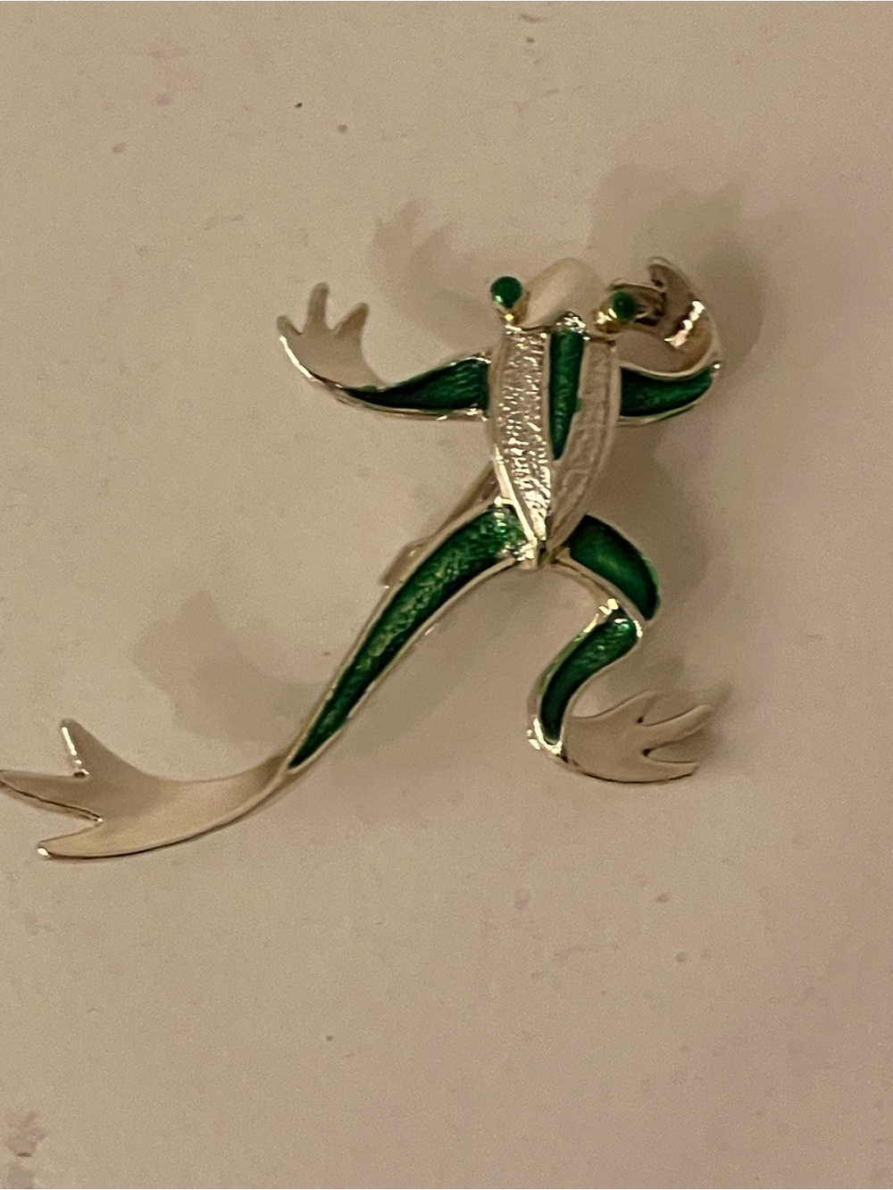 Gerry’s Frog Pin Signed Vintage